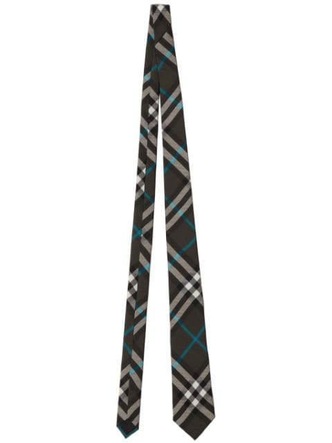 Burberry Nova Check silk tie