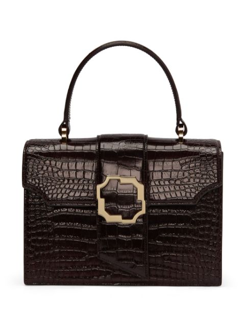 Malone Souliers Audrey croc-embossed tote bag