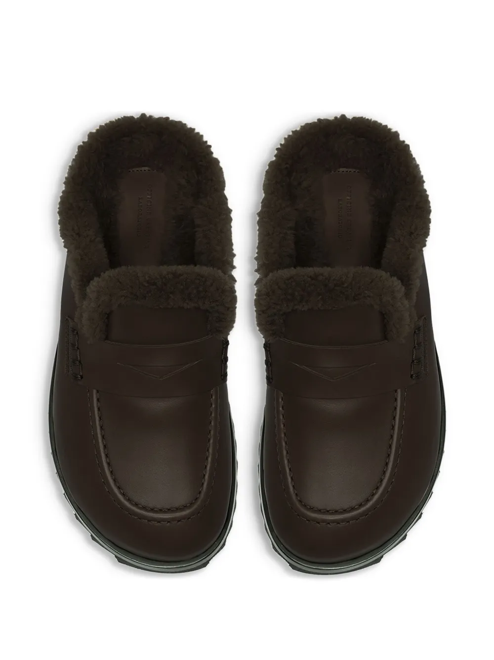 Officine Creative Peliage D'Hiver 007 mules Black