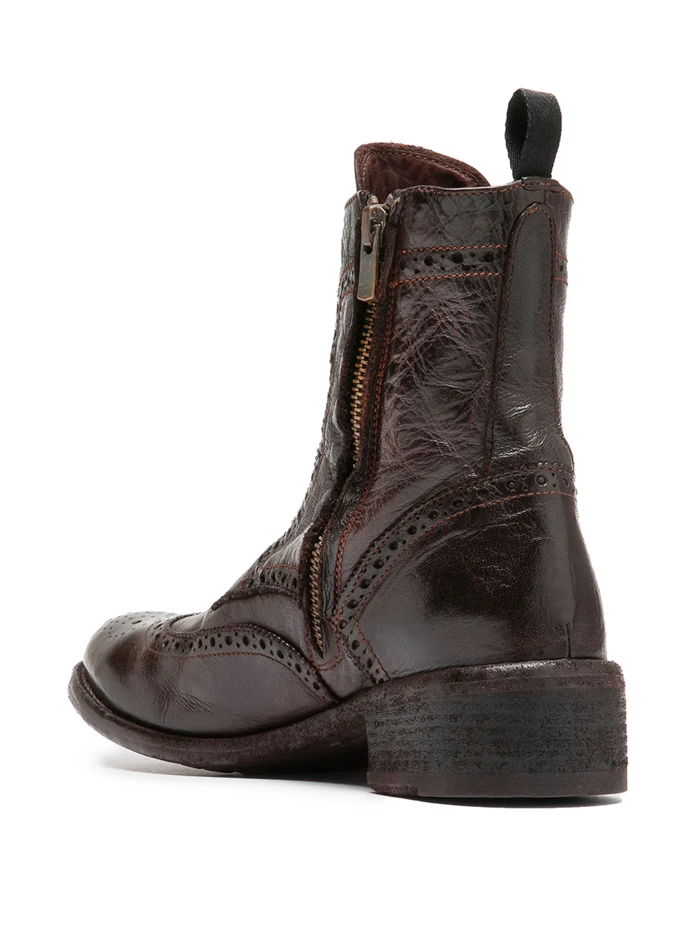 Officine Creative leather boots Brown