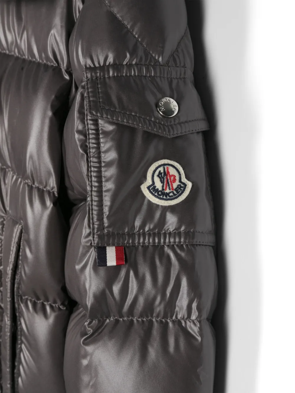 Moncler Enfant Manaem gewatteerd jack Grijs