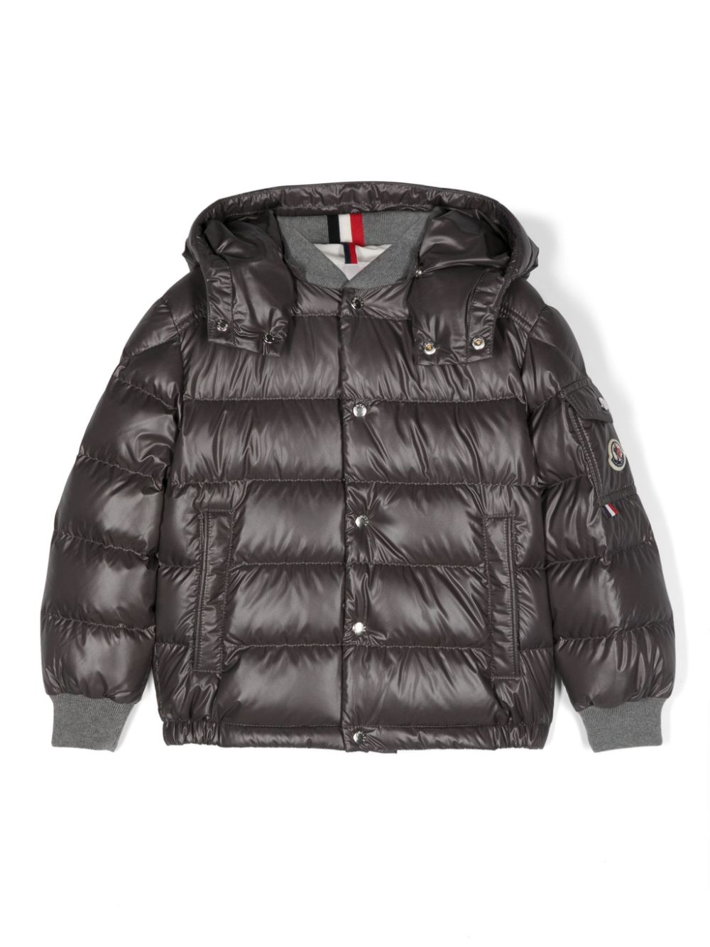 Moncler Enfant aem gewatteerd jack Grijs