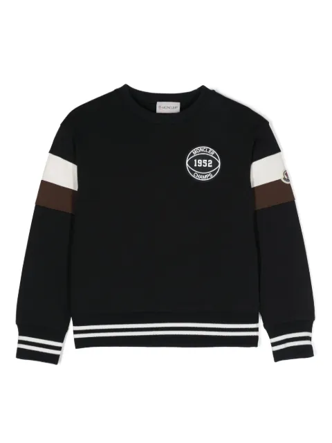 Moncler Enfant rubberised-logo sweatshirt