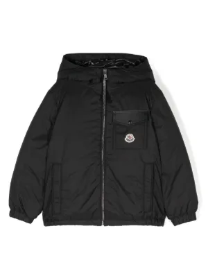 Moncler Enfant Maya フーデッド ダウンジャケット | ブラック