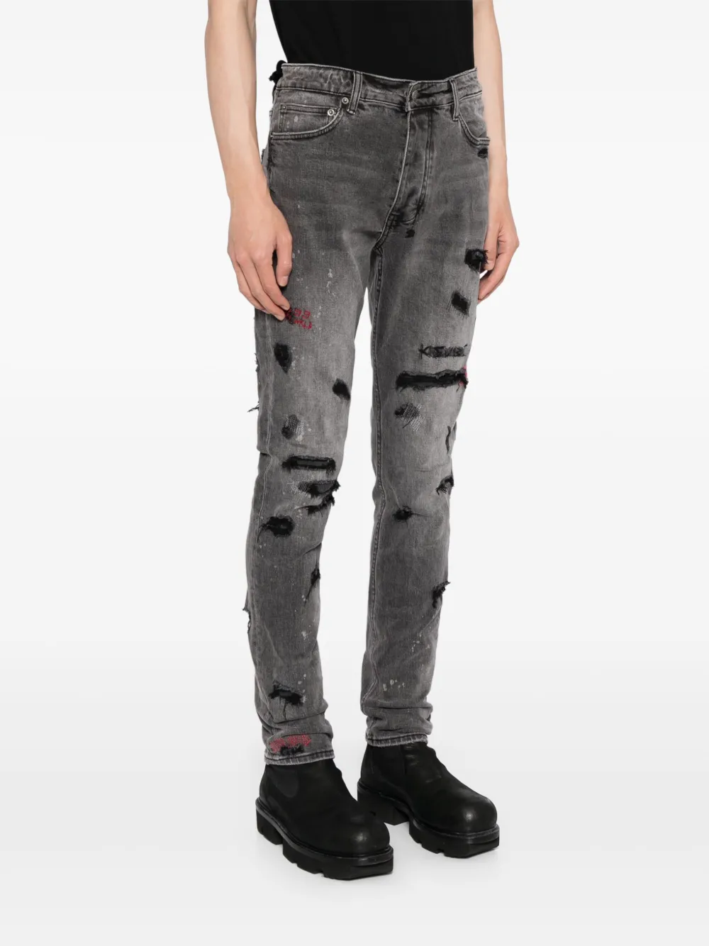 Ksubi Gray Chitch Trash Devil Jeans | Smart Closet