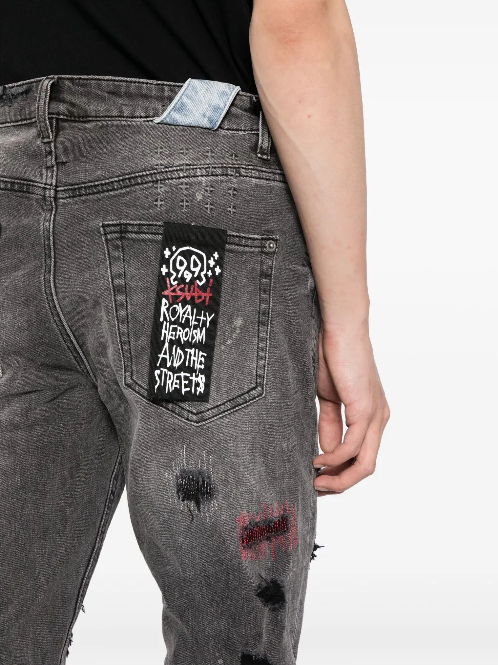 Ksubi Gray Chitch Trash Devil Jeans | Smart Closet