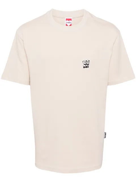Ground Zero Panda-appliqué cotton T-shirt