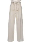 Loro Piana rope belt checkered trousers - Neutrals