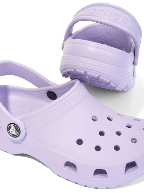 Crocs Kids Classic Perforated Sandals Purple FARFETCH PH