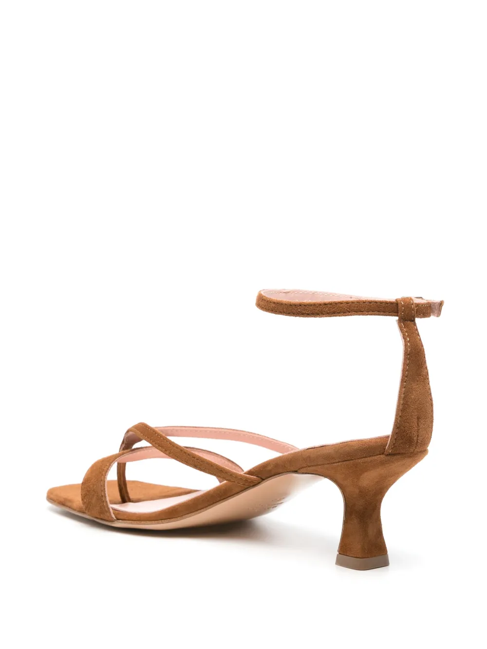  Anna F. 3269 Suede Sandals - Brown 