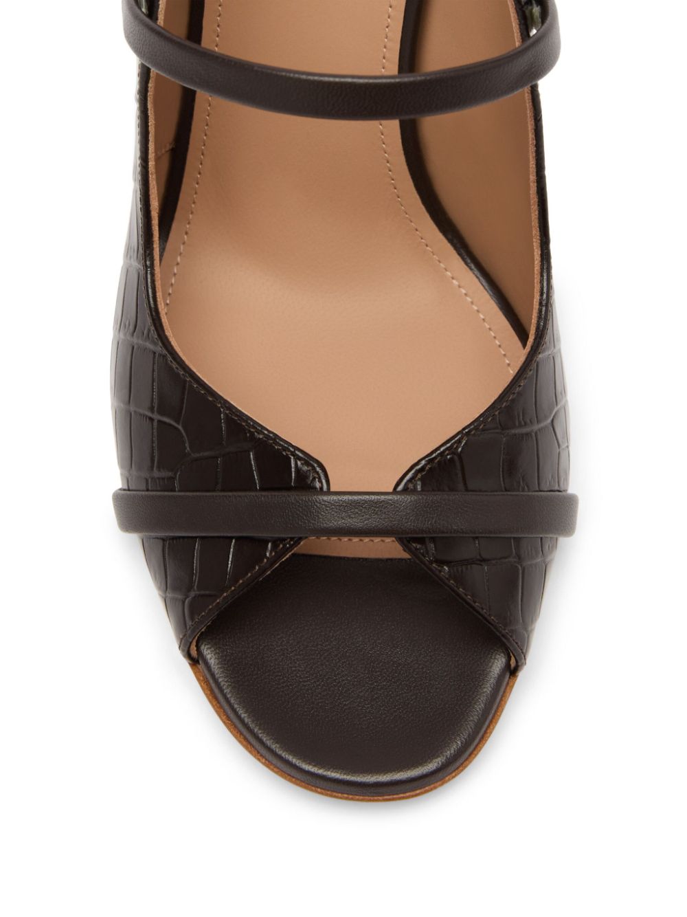 Malone Souliers Norah 85mm leather mules Brown