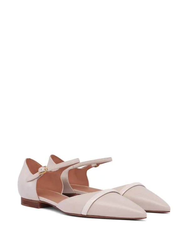 送料込/関税込■Malone Souliers■Ulla レザー フラットシューズ Malone Souliers Ulla フラットシューズ | ブラック | FARFETCH JP