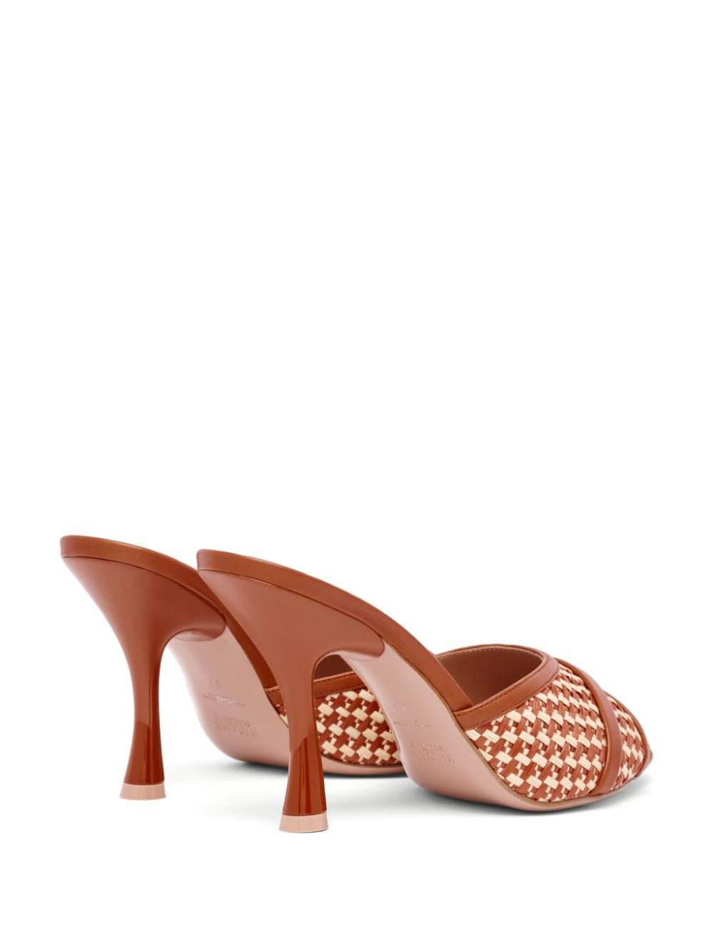 Malone Souliers Julia 90mm raffia mules Brown