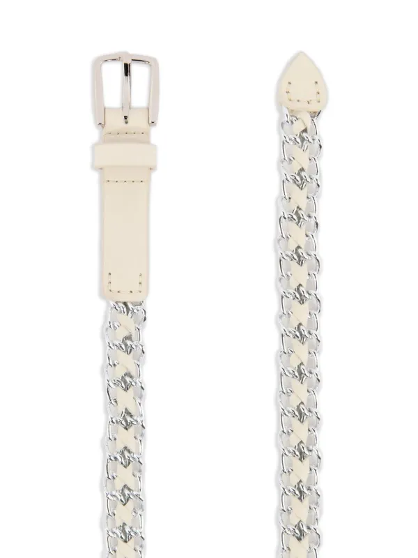 ba&sh Brooke Belt ba&sh Brooke Laced Leather & Chain Belt | Bloomingdale main image 3