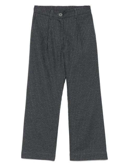 Off-White Kids pantalones con motivo de rayas diplomáticas