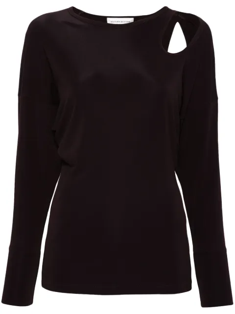 Victoria Beckham cut-out jersey top