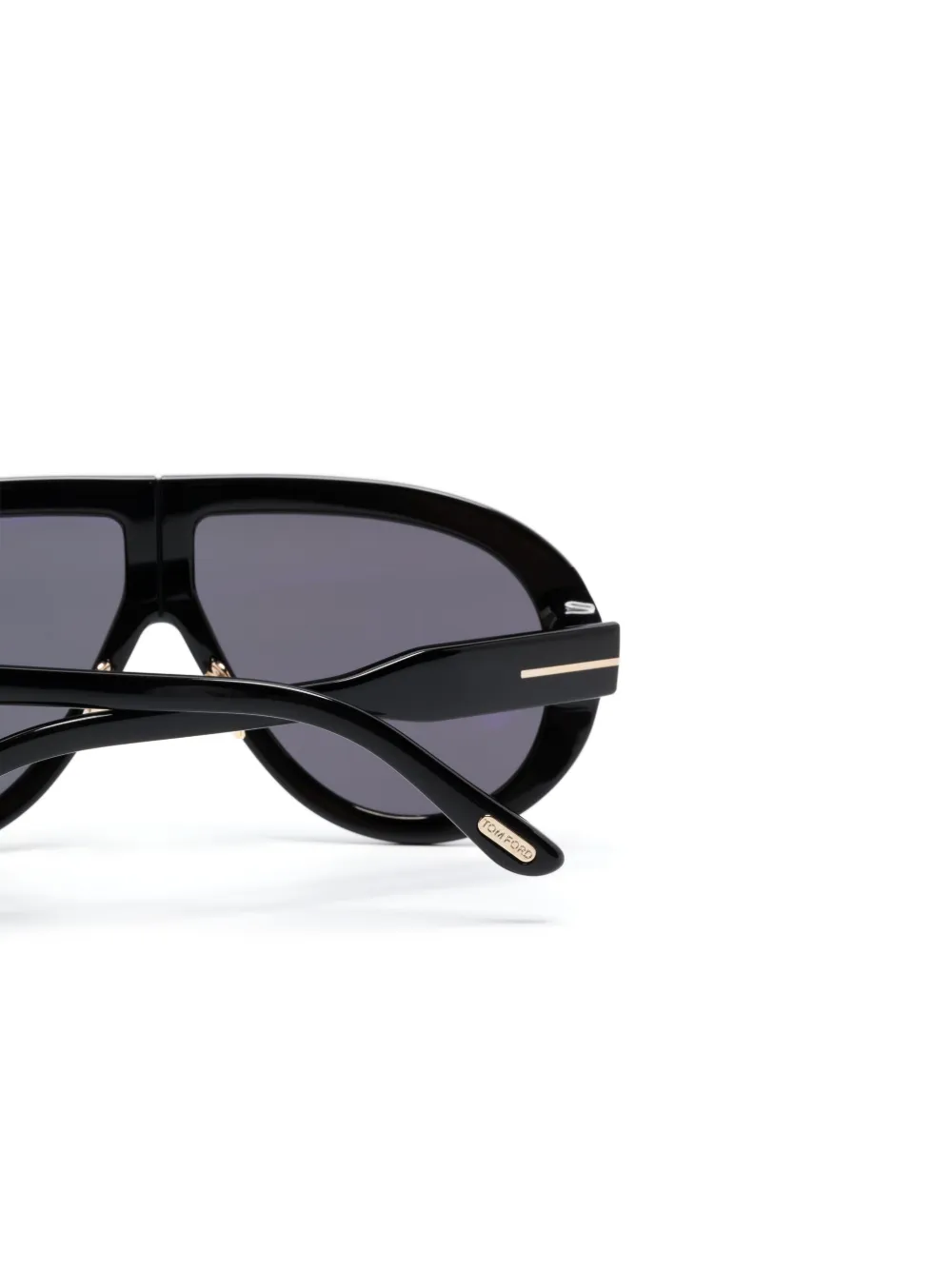 TOM FORD Eyewear Zonnebril met piloten montuur Zwart