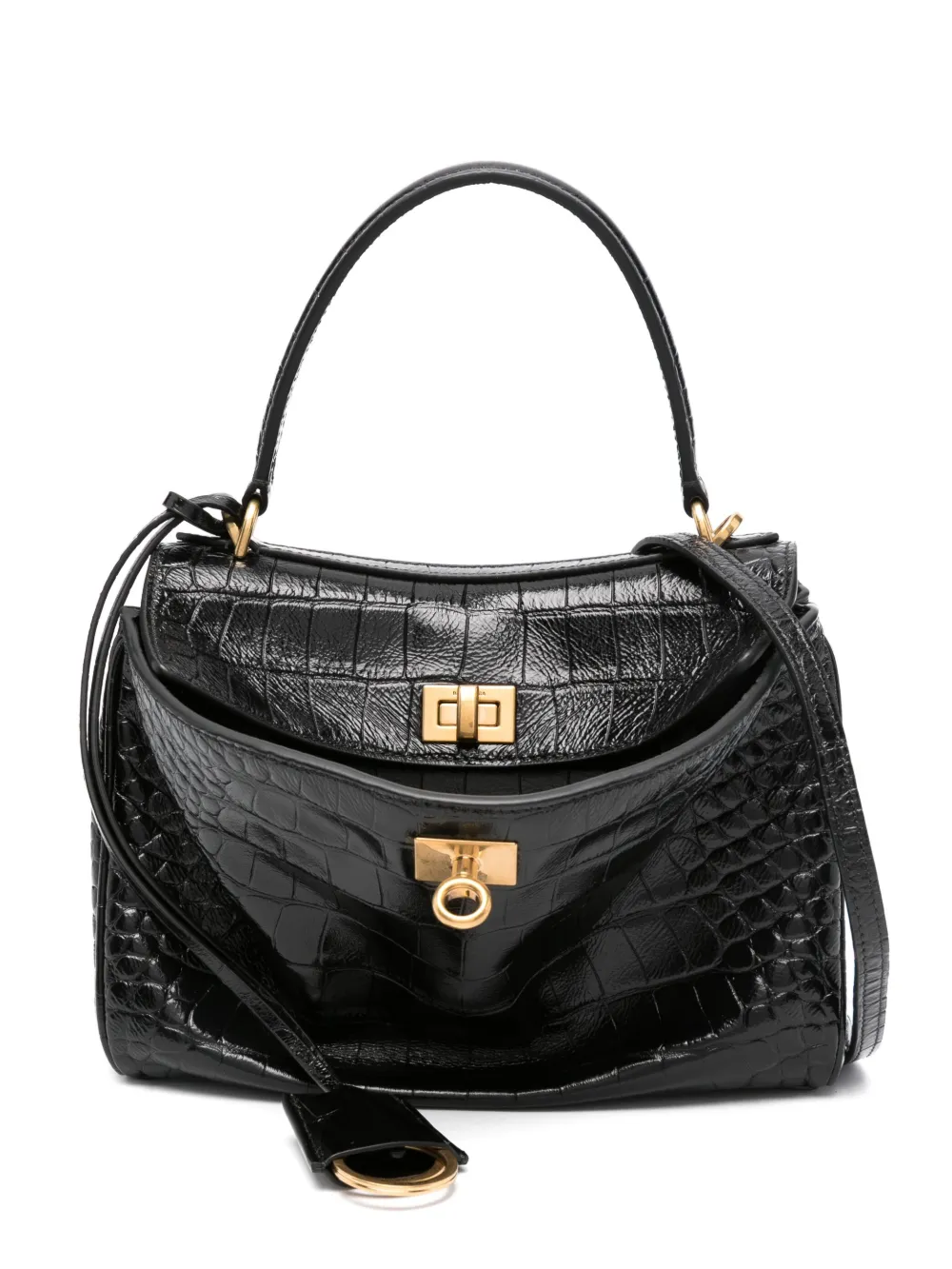 Balenciaga Rodeo kleine shopper Zwart