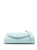 Jil Sander small Cannolo shearling shoulder bag - Blue