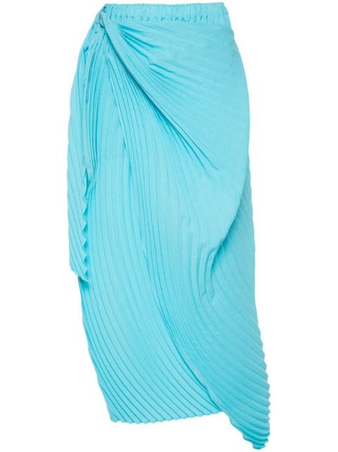 Issey Miyake Wrapped Pleats maxi skirt