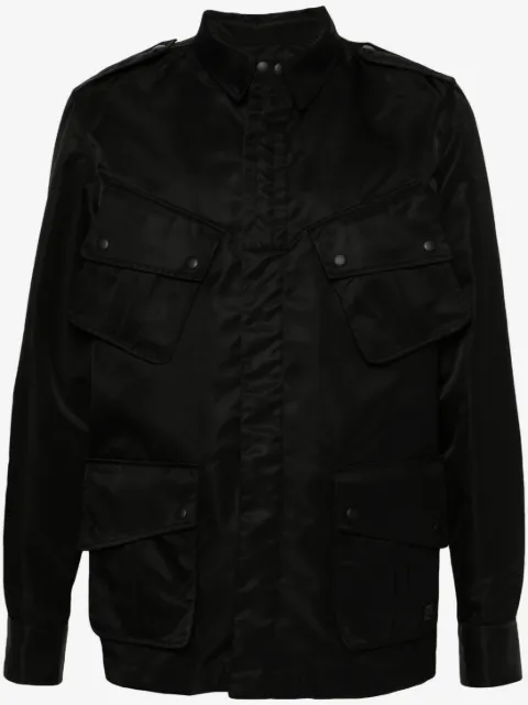 Givenchy logo-appliqué shirt jacket