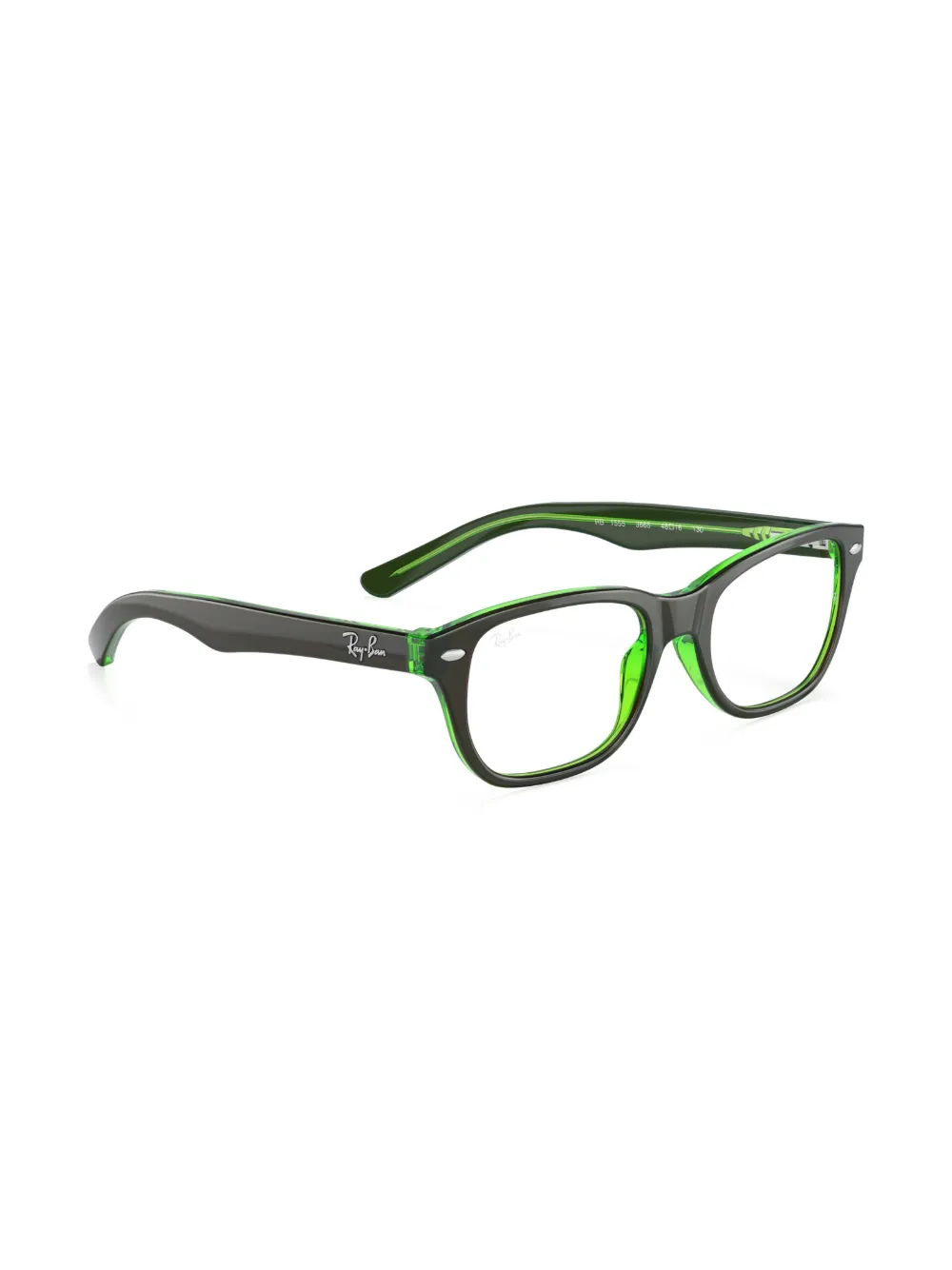 RAY BAN RECTANGLE-FRAME GLASSES