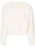 SANDRO round-neck brushed cardigan - Neutrals