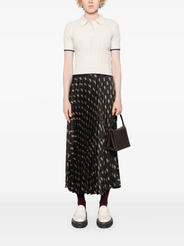 SANDRO ニット ポロシャツ | ニュートラル | FARFETCH JP