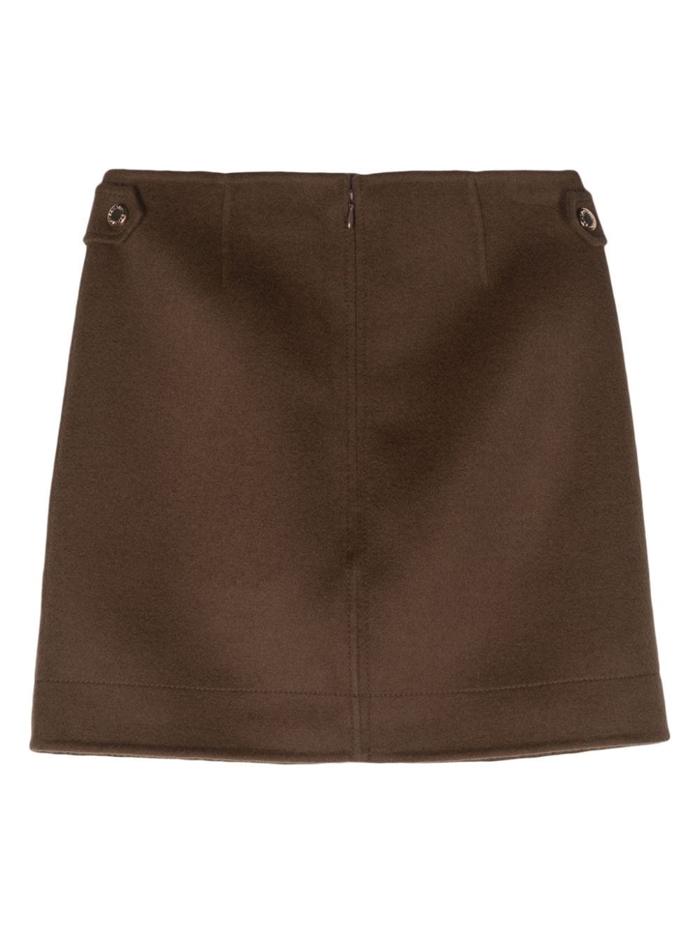 SANDRO Wollen mini-rok - Groen