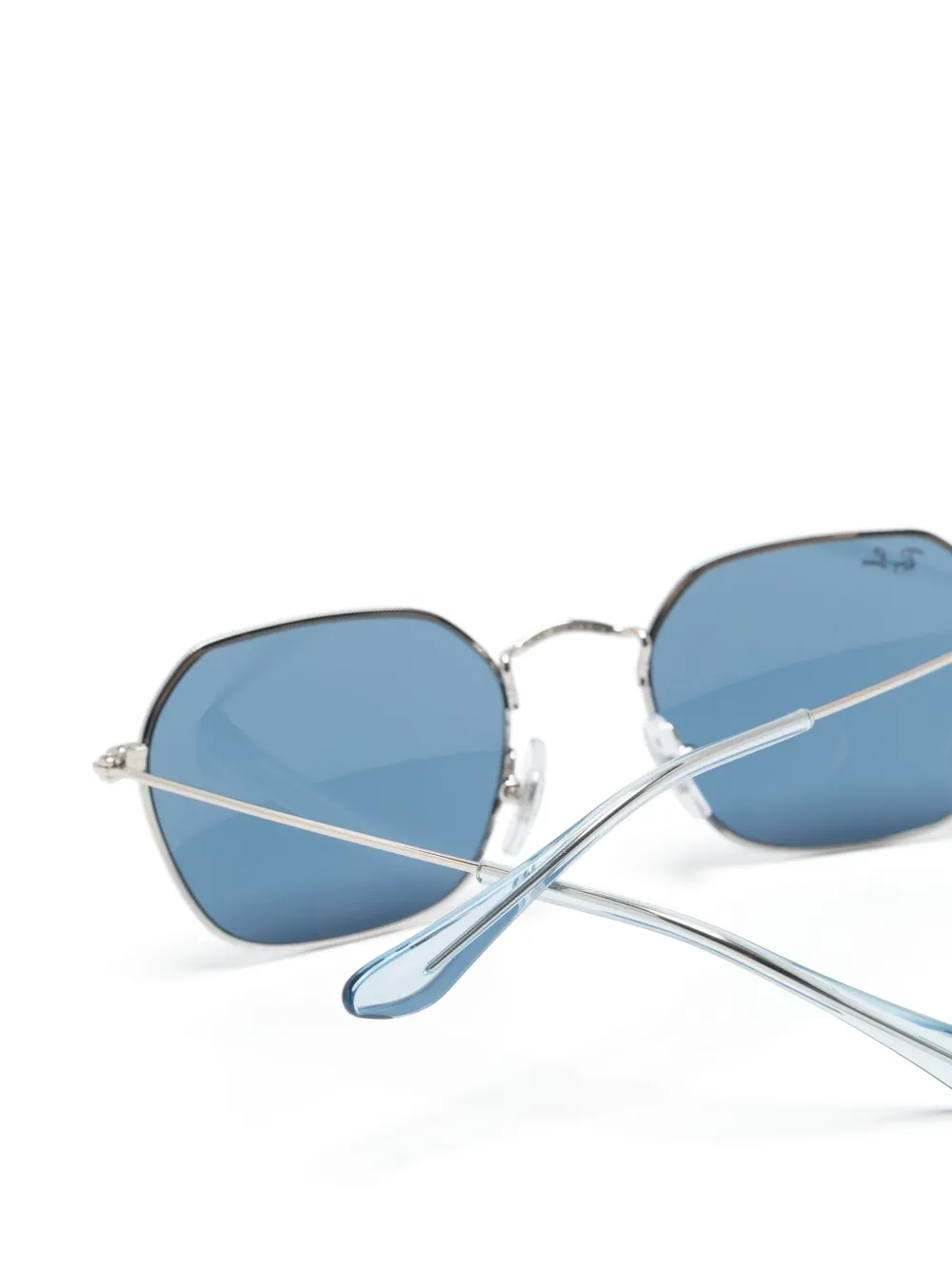 RAY-BAN JUNIOR RB9594S zonnebril met zeshoekig montuur Zilver