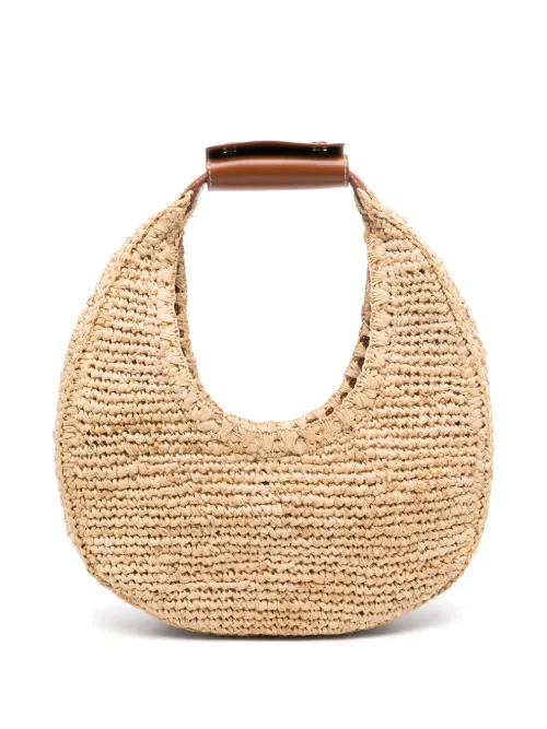 Sac cabas Moon en raphia - STAUD - Modalova