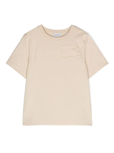 Burberry Kids Camiseta Equestrian Knight de algodão