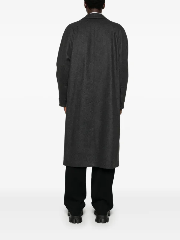 FENDI フェルトコート | グレー | FARFETCH JP
