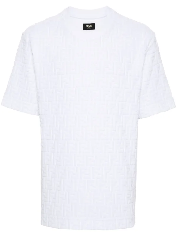 FENDI J. FF Sponge T shirt White FARFETCH IE