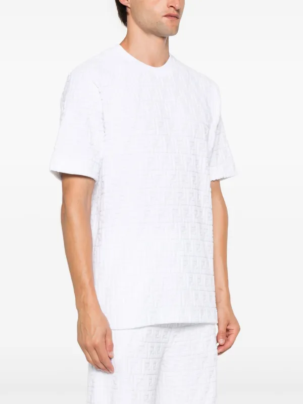 FENDI J. FF Sponge T shirt White FARFETCH IE