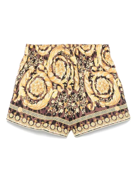 Greca border baroque gedruckte swim trunks