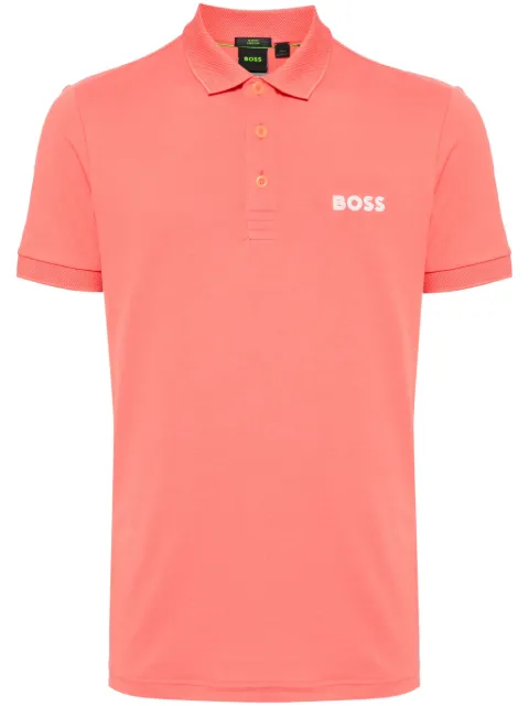 BOSS polo à applique logo