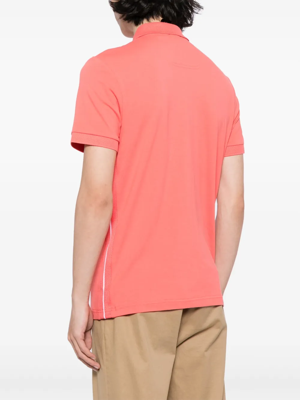BOSS T-shirt met logo-applicatie Roze