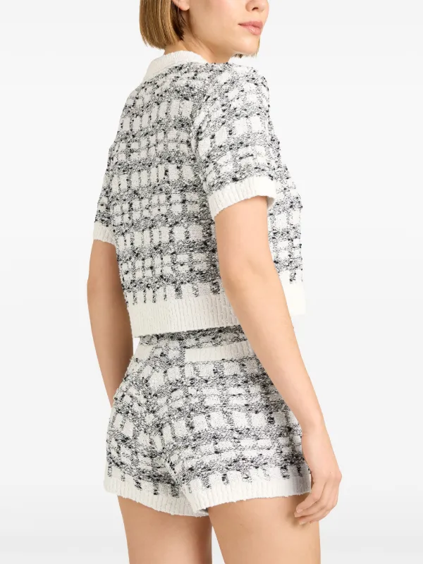 Cinq A Sept Adalee short-sleeve Cardigan | Black | FARFETCH