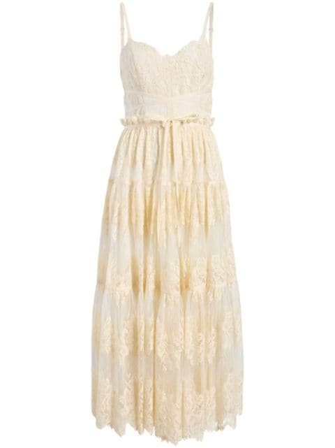 Lana lace midi dress