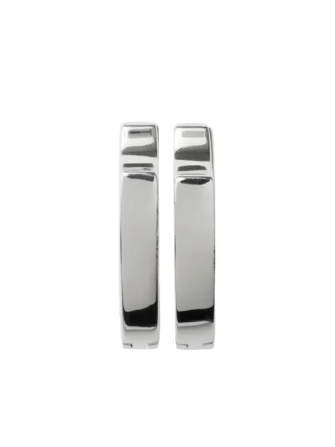 Burberry arracadas Shield con logo grabado