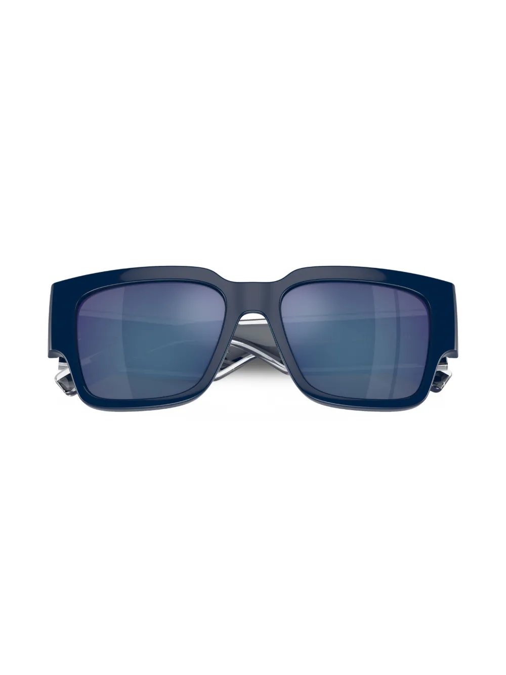 Dolce & Gabbana Kids Zonnebril met vierkant montuur Blauw