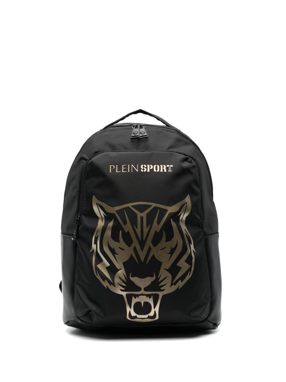 Plein Sport rubberised-logo backpack Zwart