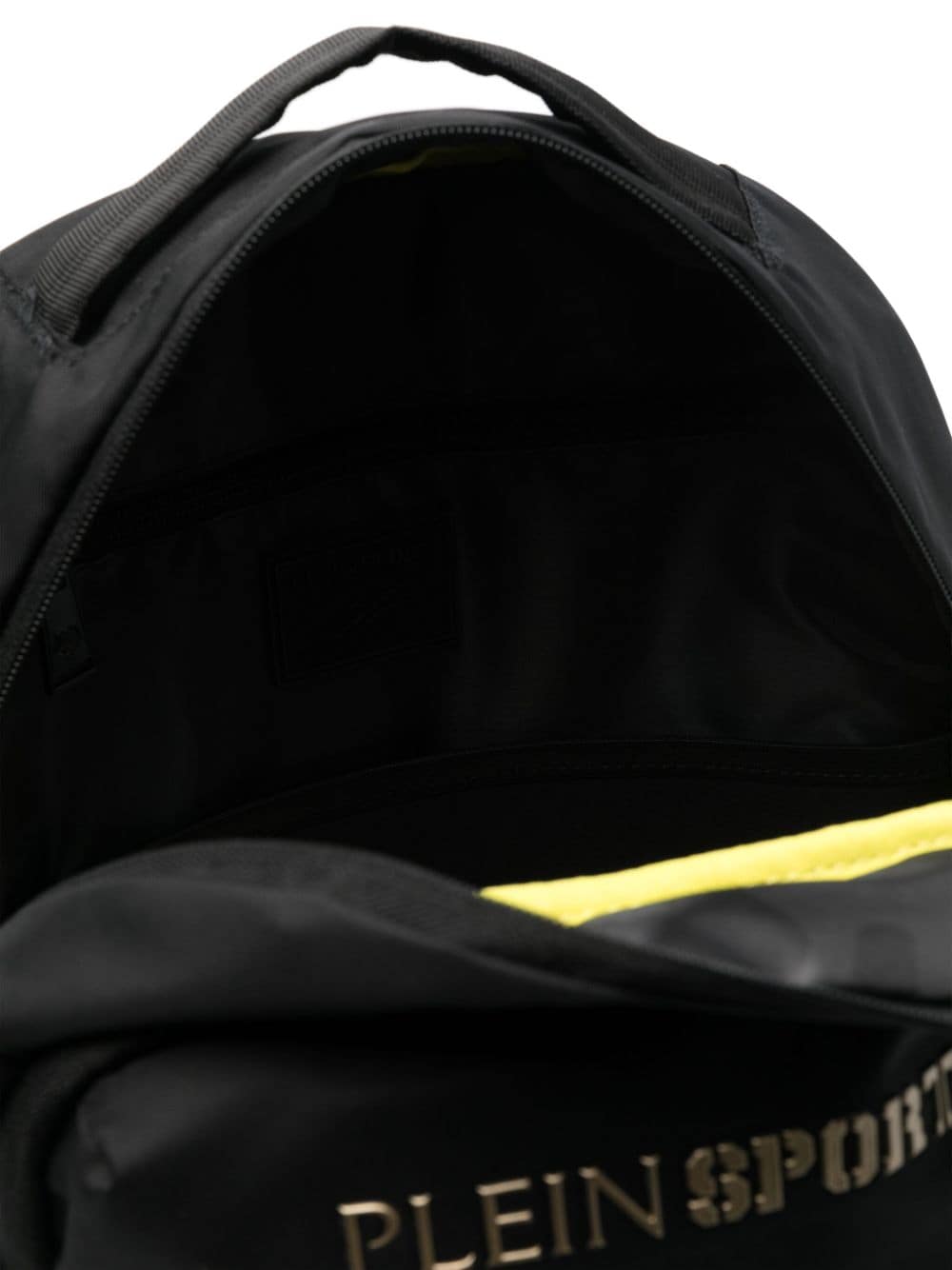 Shop Plein Sport Rubberised-logo Backpack In Black