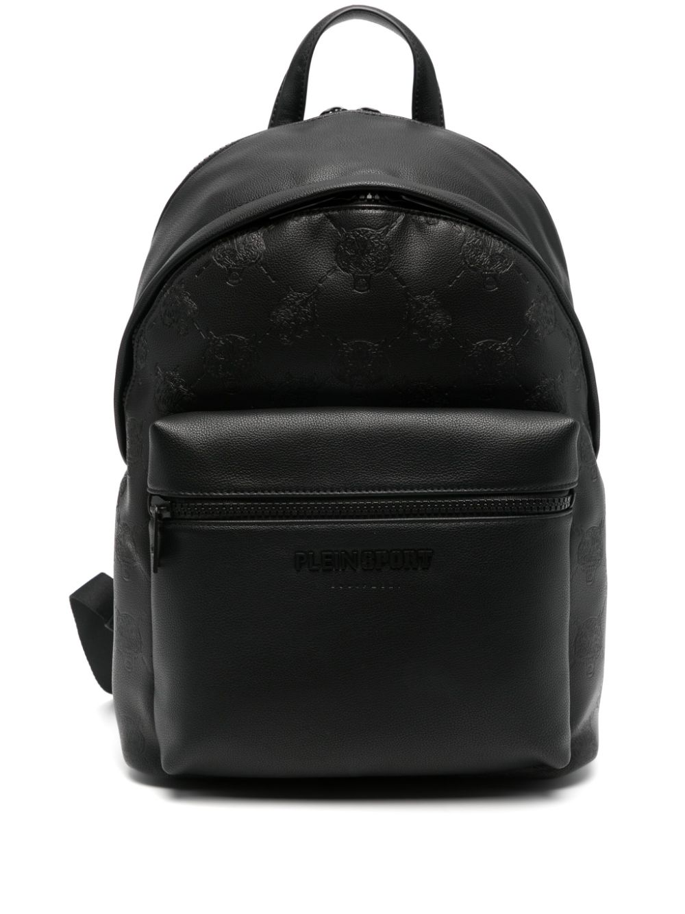 Plein Sport Minneapolis Logo-debossed Backpack In Black
