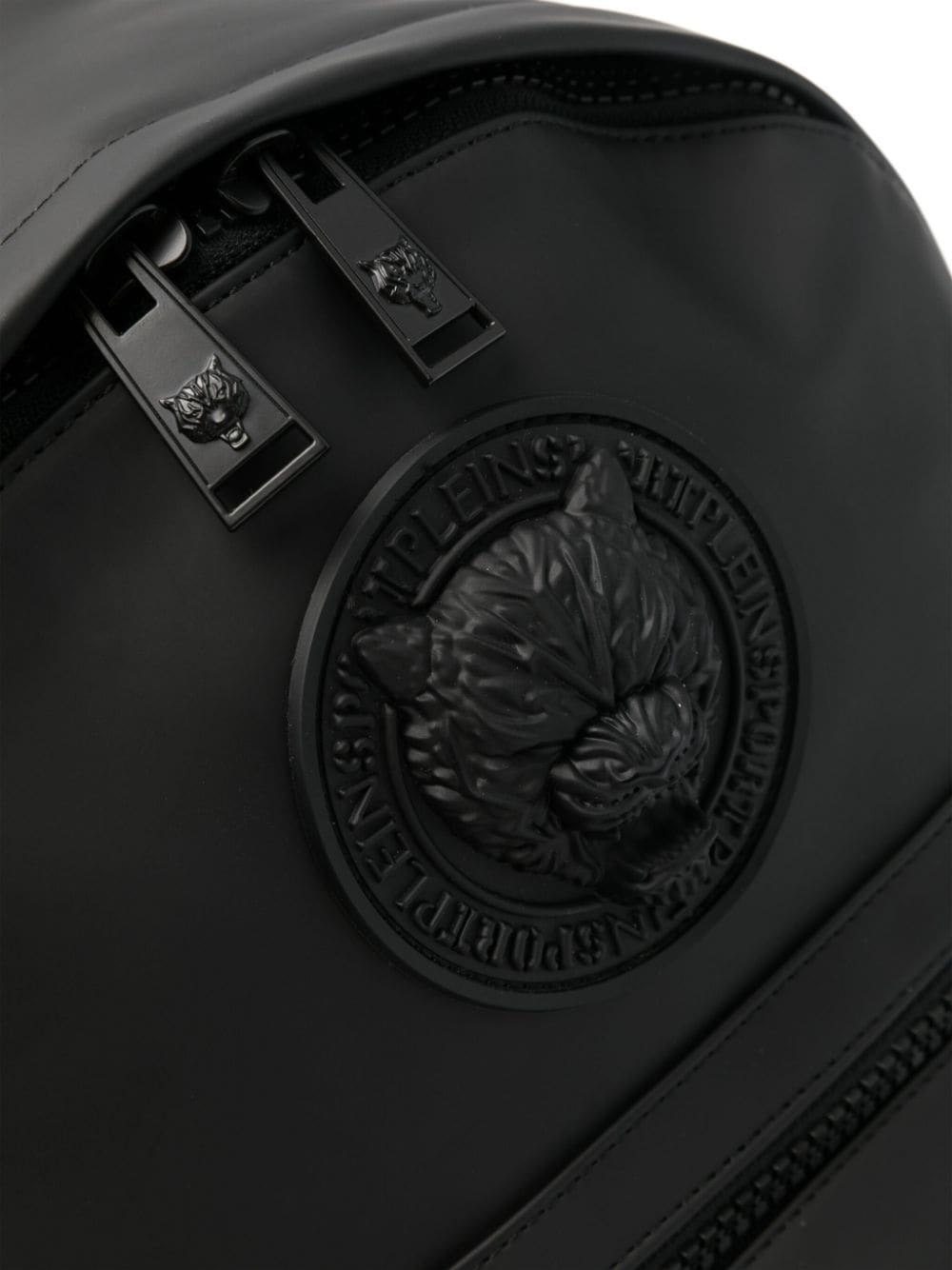 Shop Plein Sport Boston Logo-embossed Backpack In Black