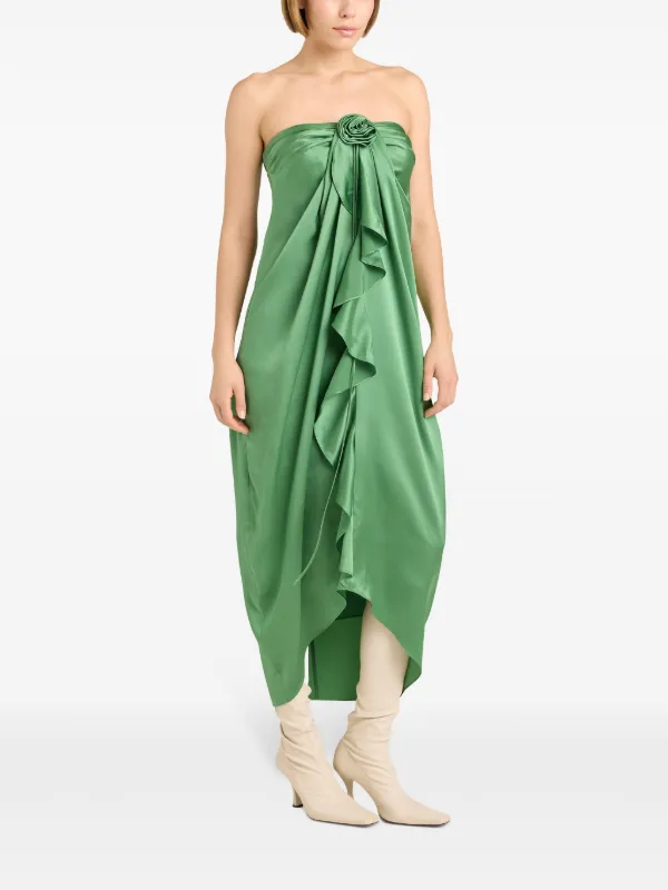 Cinq A Sept Meredith Midi Dress Green FARFETCH NZ