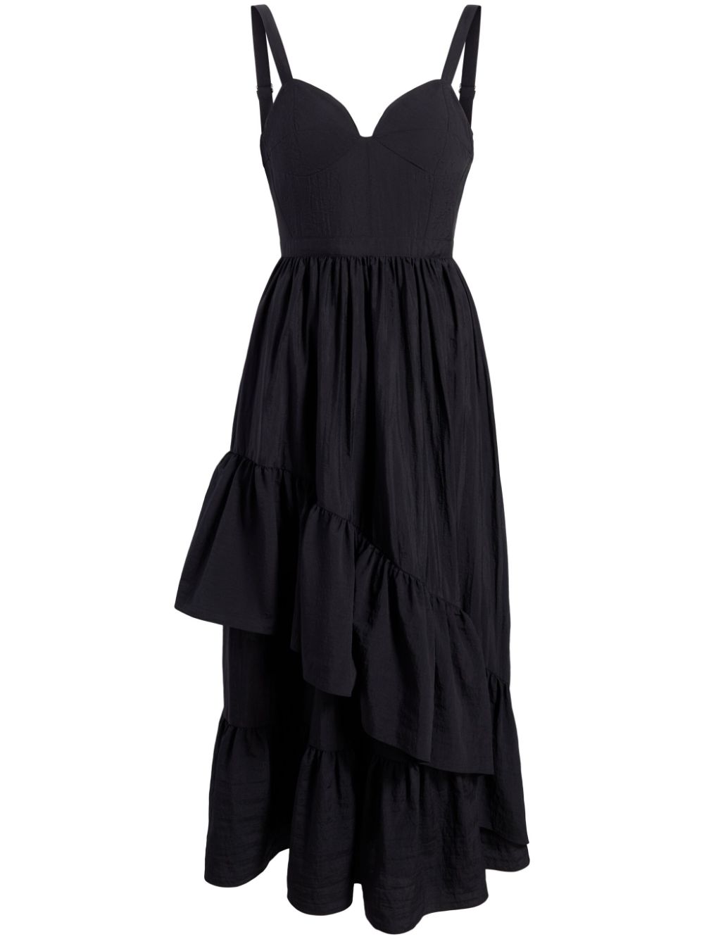Cinq A Sept Midi-jurk Zwart