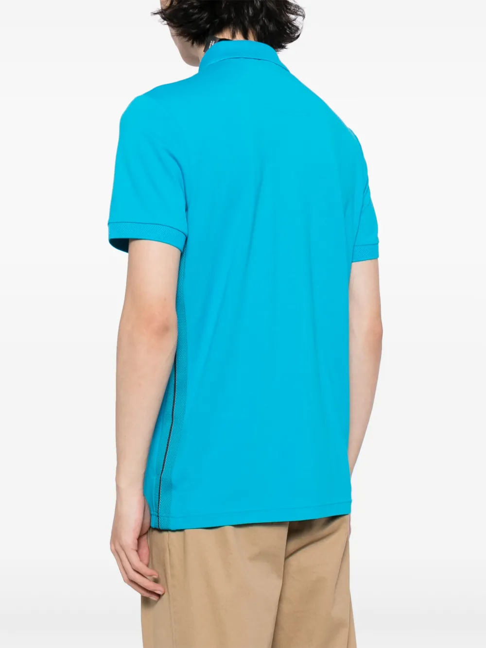 BOSS T-shirt met logo-applicatie Blauw