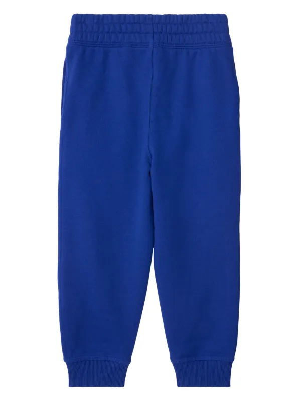 Burberry Kids Equestrian Knight-patch Track Pants Blue FARFETCH TH